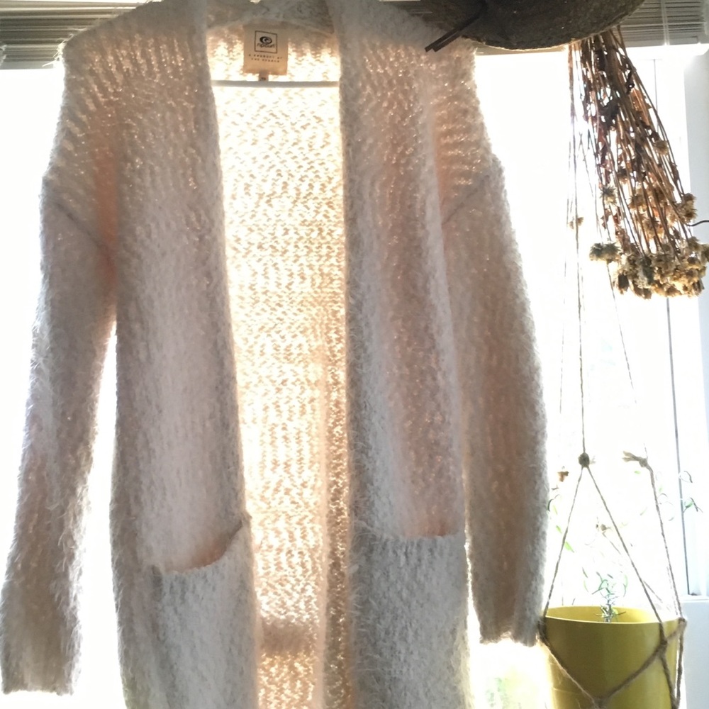 🍁Rip Curl fuzzy cardigan🍁